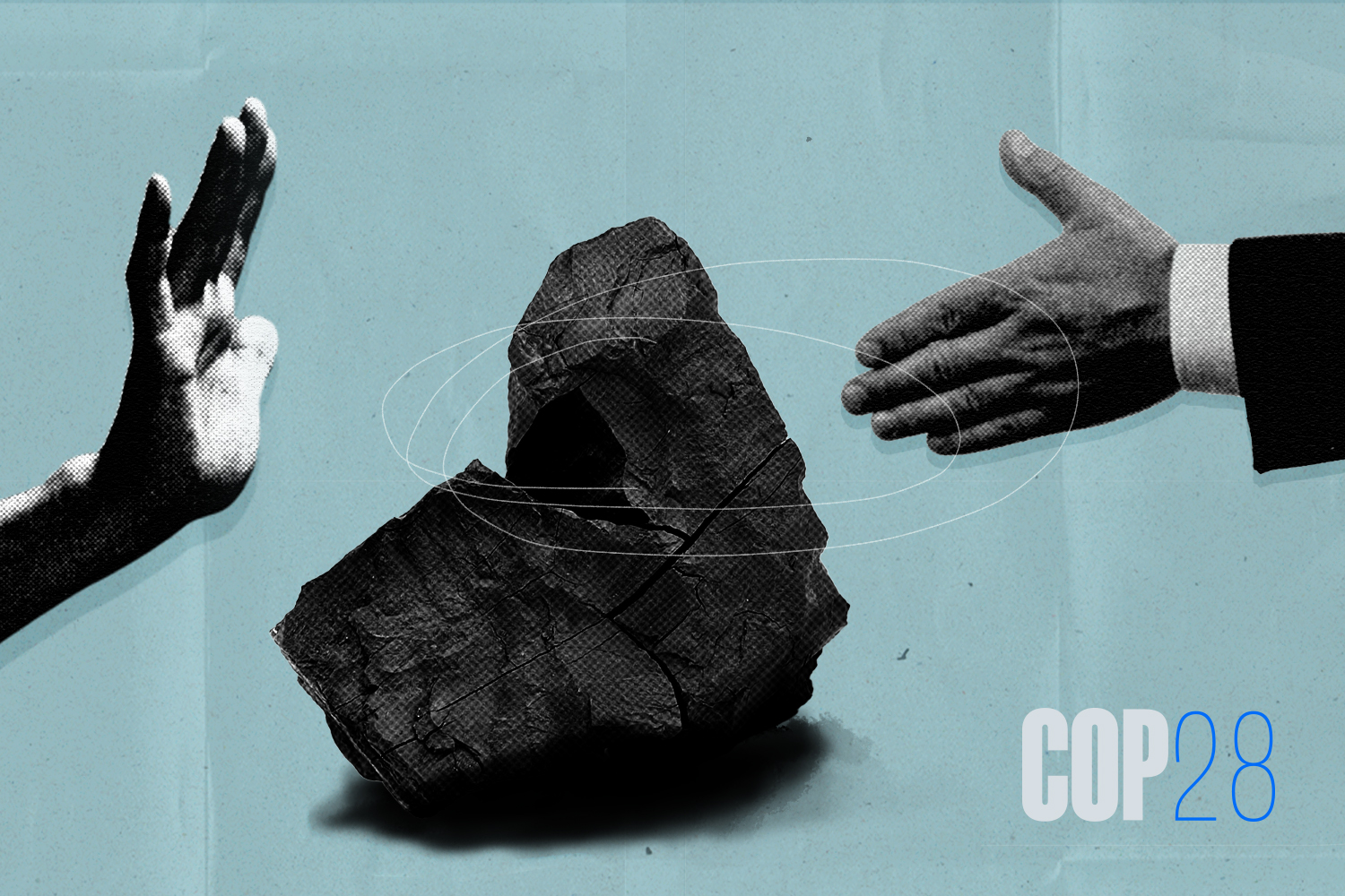 Illustration showing one hand making a 