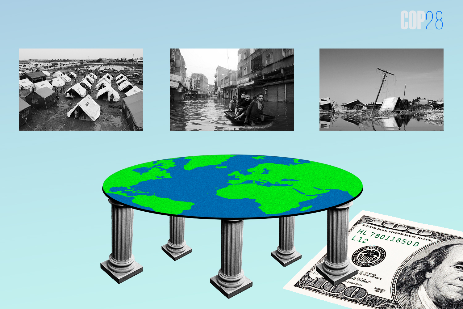 Climate financing's fate at COP28 is overshadowed by devastating images of flooding in Pakistan.