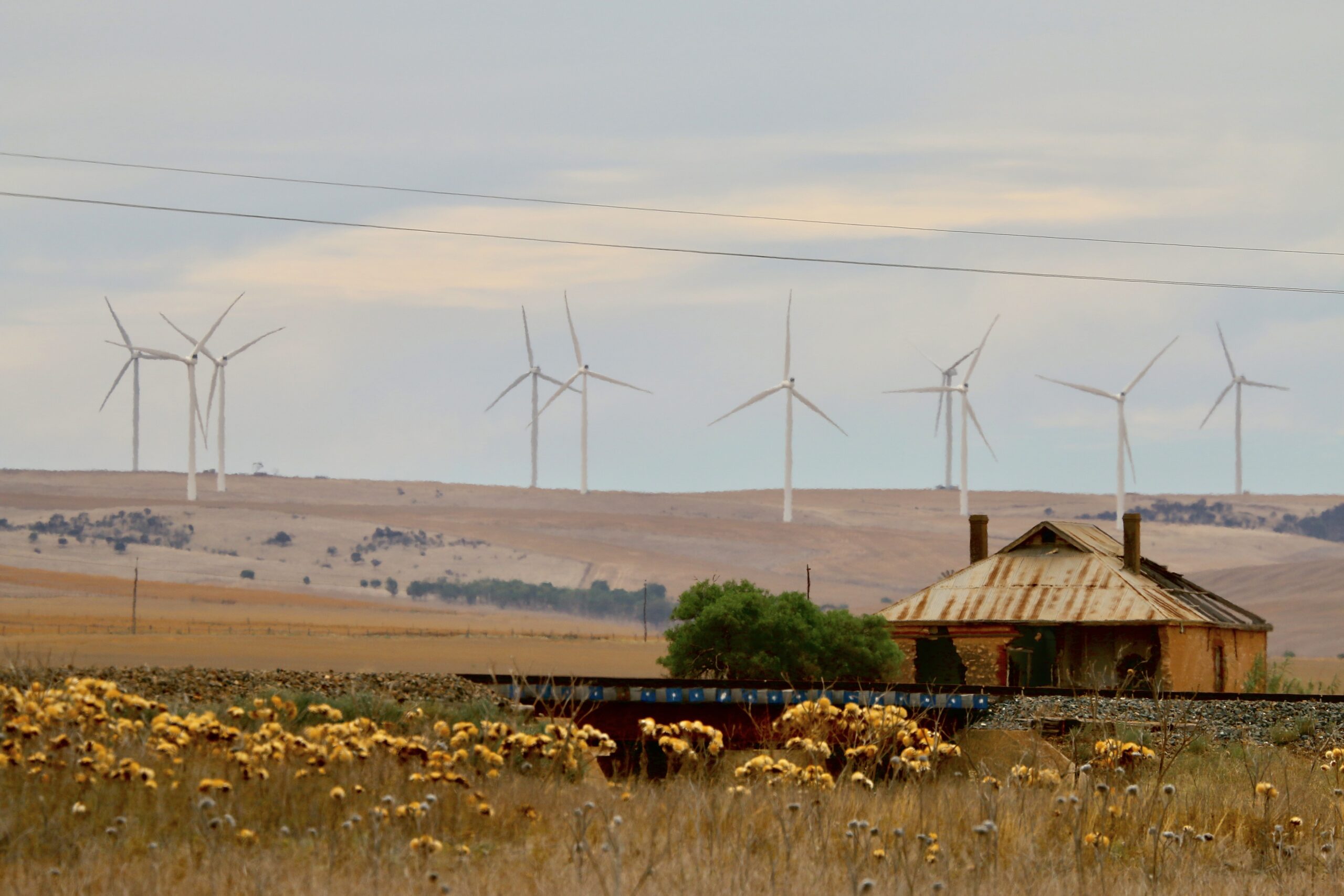 A wind farm in Australia.