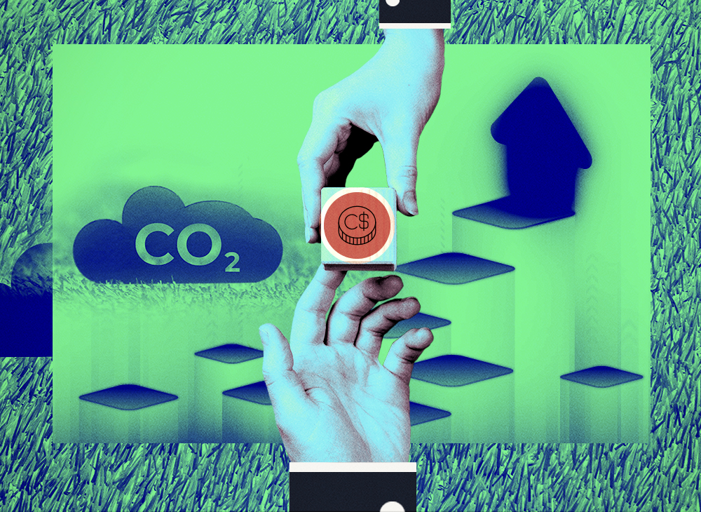 Illustration with a green background, showing a cloud with 