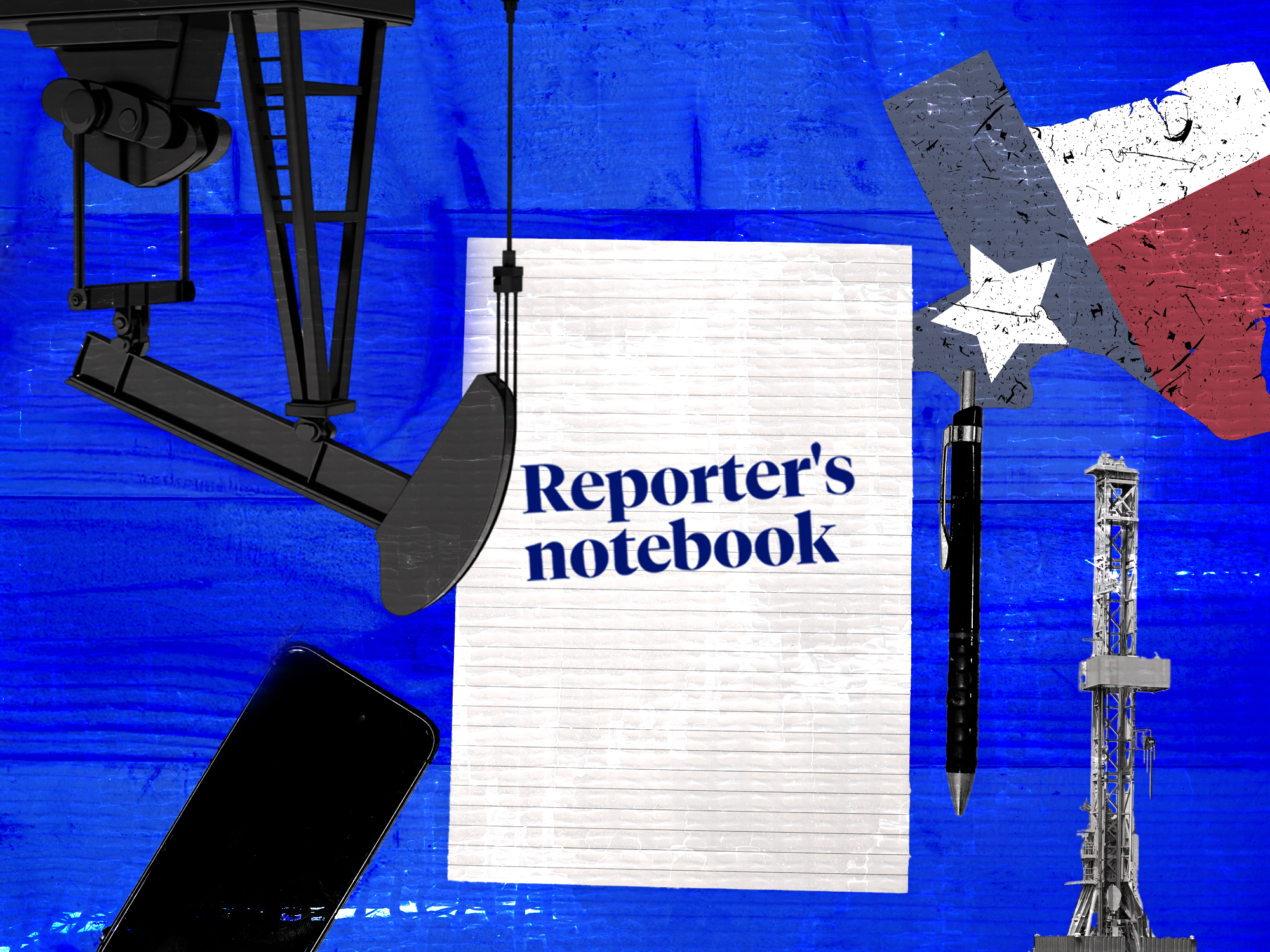 An illustration that has a notebook, with the words 