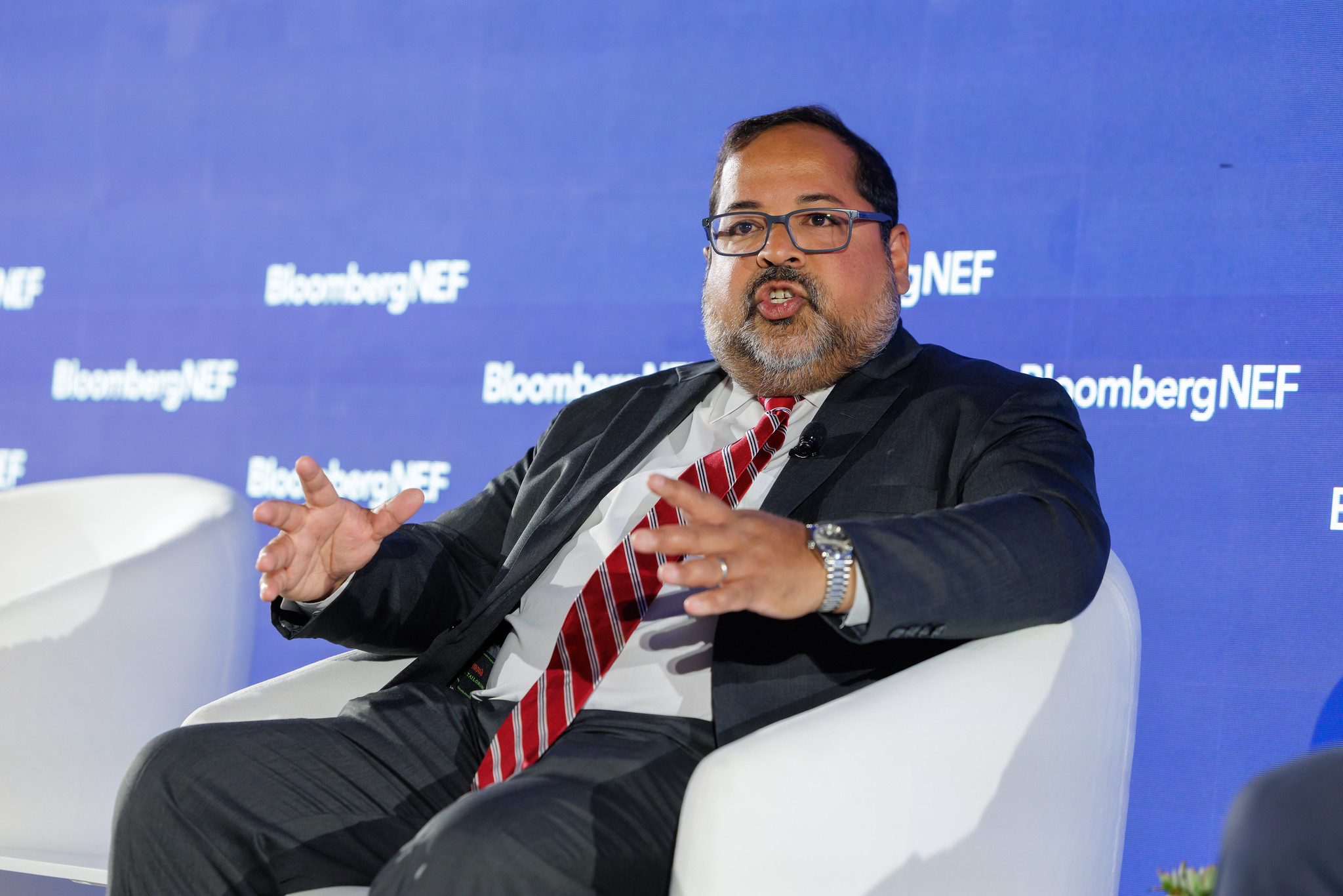 Neil Chatterjee, former chairman of the Federal Energy Regulatory Commission in President Trump’s first term. Photo credit: BloombergNEF